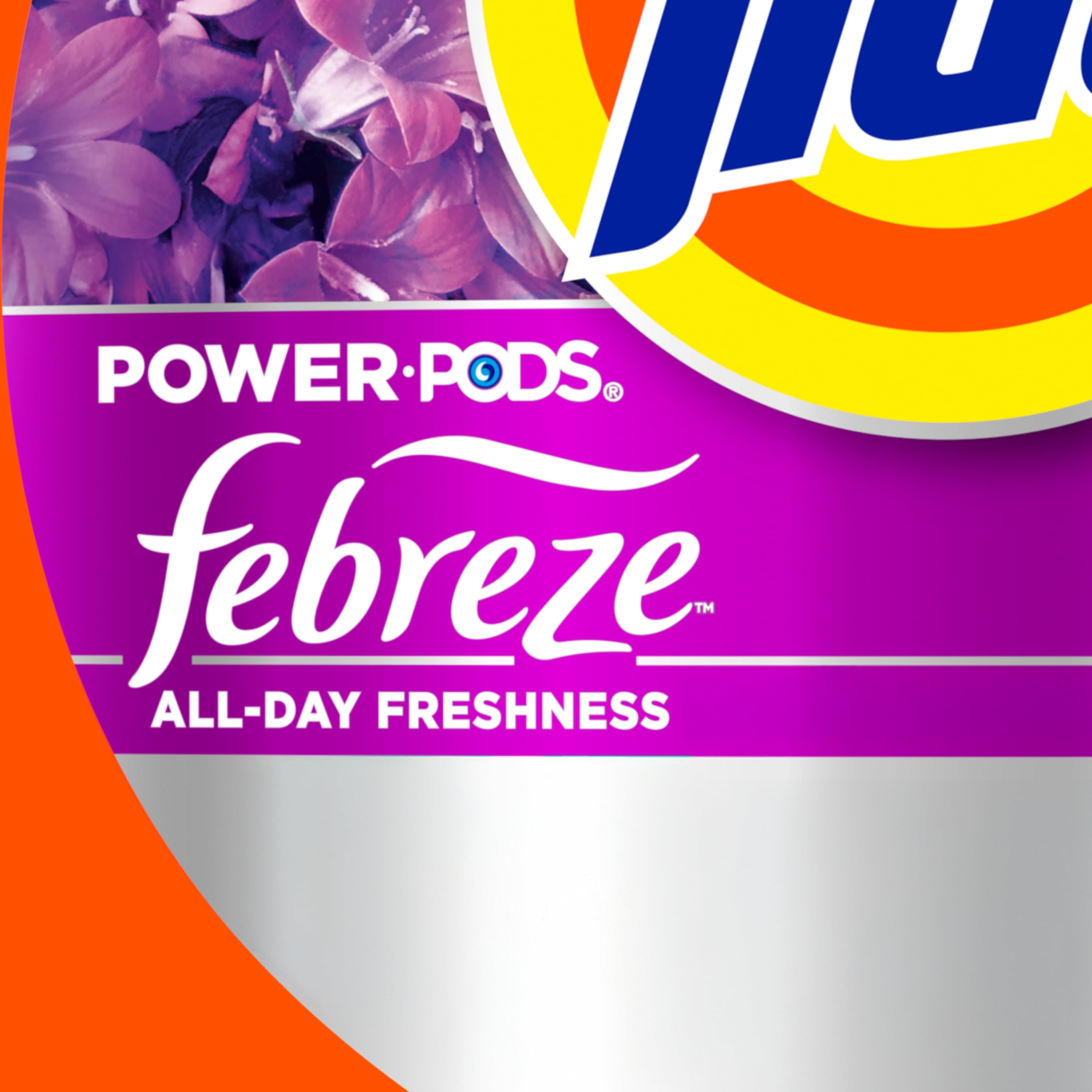 Tide Power PODS® Laundry Detergent Pacs with Febreze Odor Eliminators, Spring & Renewal, 45 Count