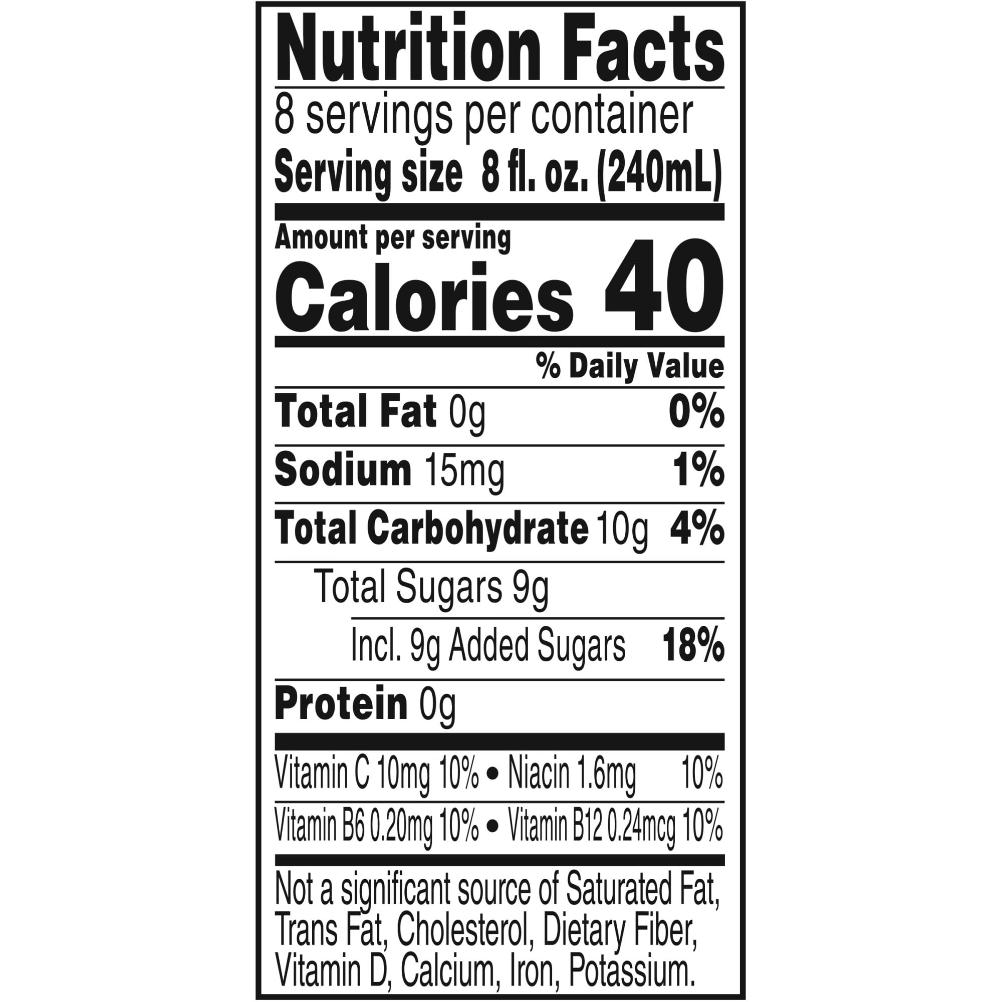 V8 Splash Mango Peach Flavored Beverage, 64 fl oz Bottle