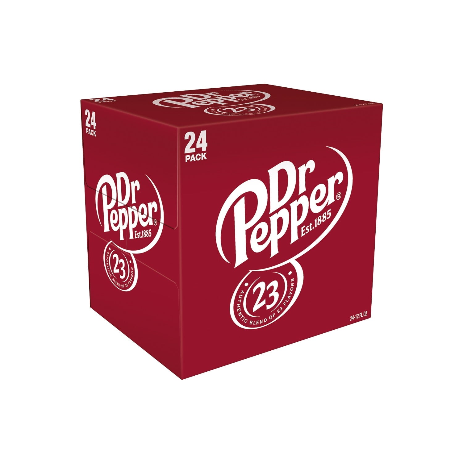 Dr Pepper Soda Pop, 12 fl oz, 24 Pack Cans