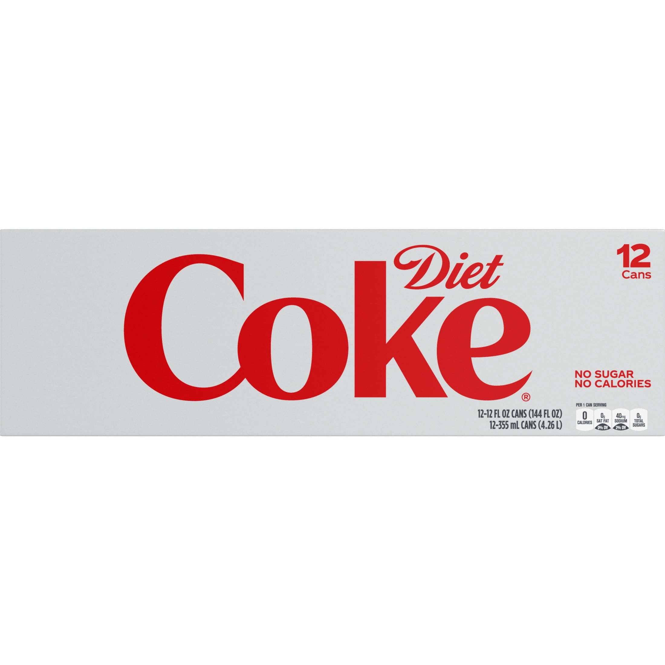 Diet Coke Soda Pop Cans, 12 fl oz, 24 Pack