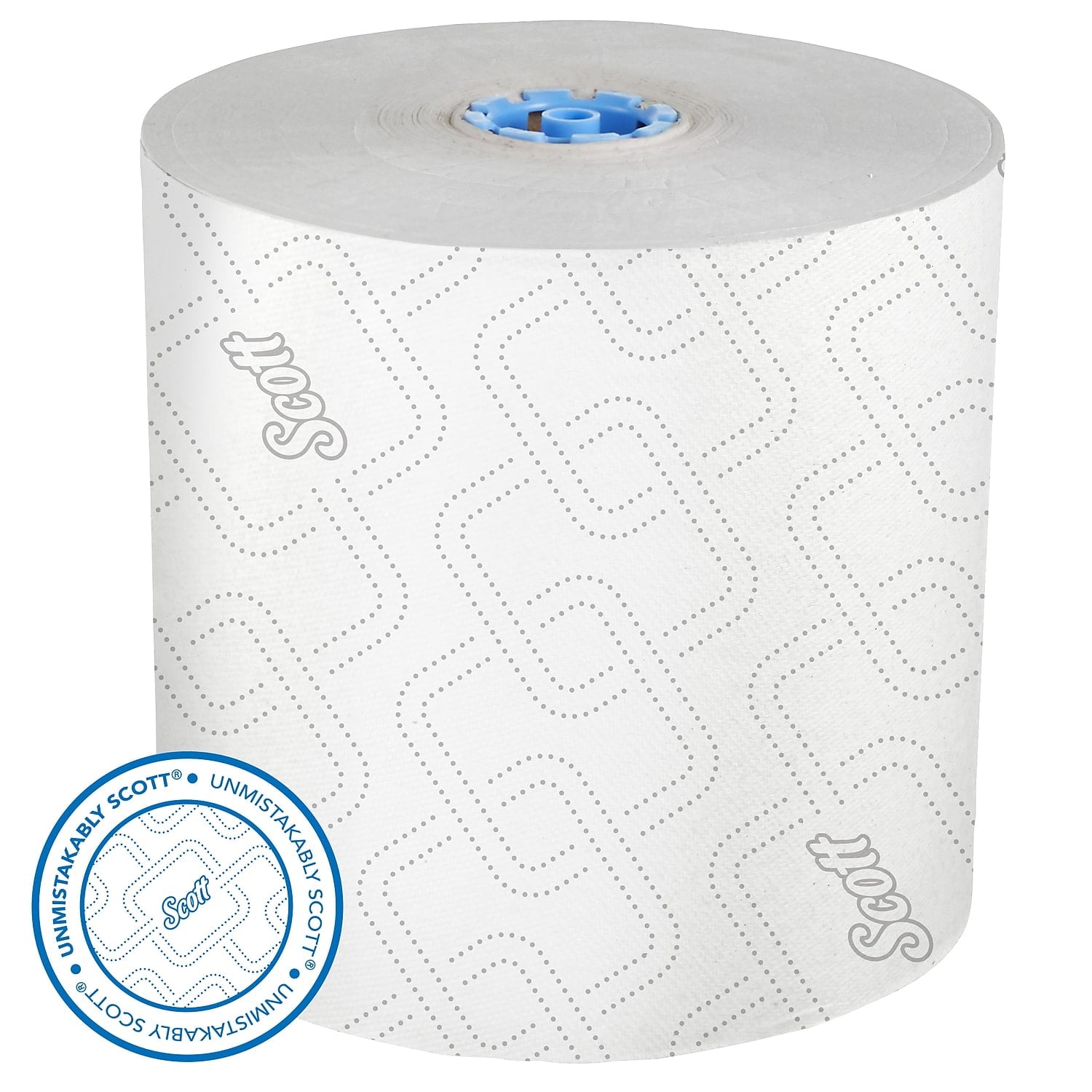 Scott Professional Pro High-Capacity Hard Roll Paper Towels, Bulk (53925), Hardwound, Elevated Design, Absorbency Pockets, for ScottBrand Blue Core Dispensers (6 Rolls at 700' Each, 4,200'/Case)