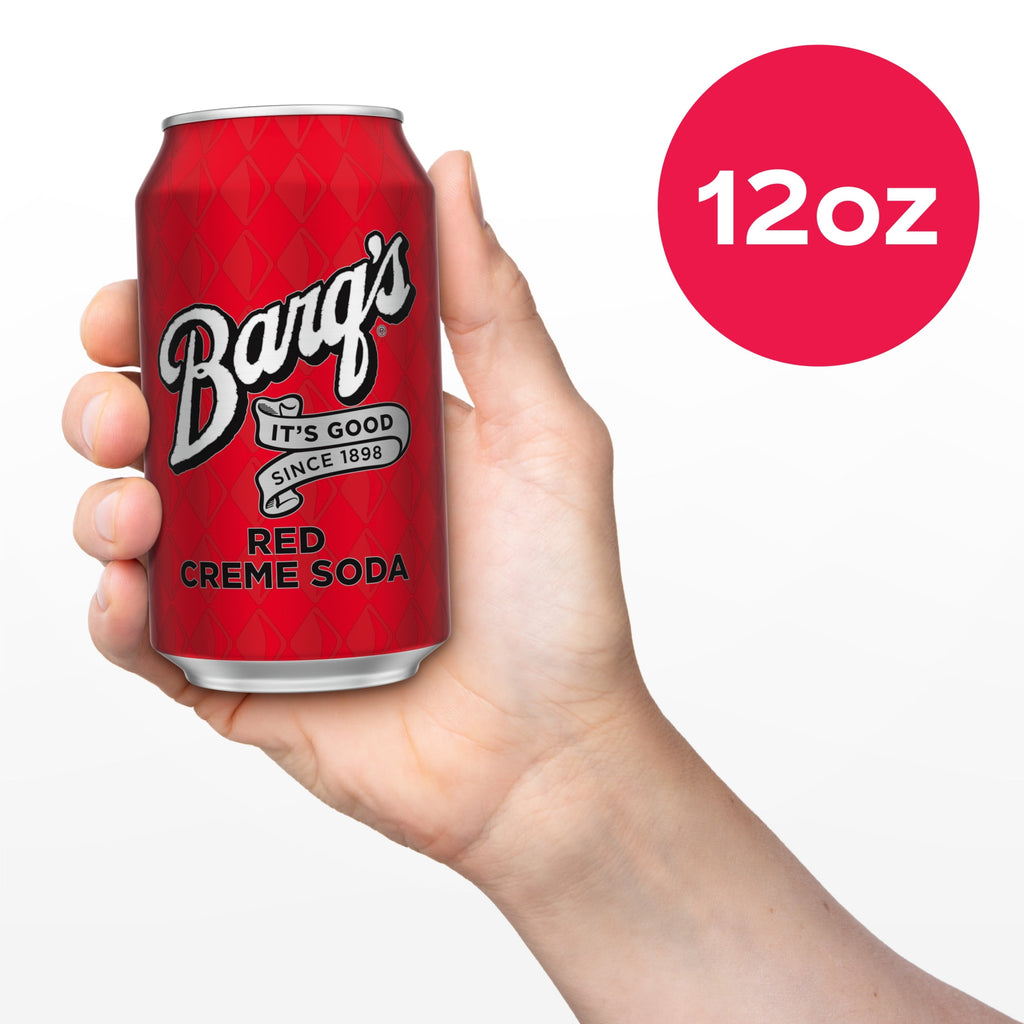 Barq's Red Creme Soda Pop Fridge Pack Cans, 12 fl oz, 12 Pack