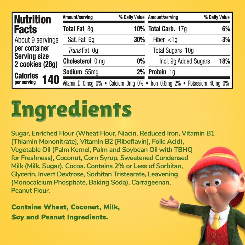 Keebler Coconut Dreams, Coconut and Caramel Cookies Coated in Keebler Fudge, 8.5 oz