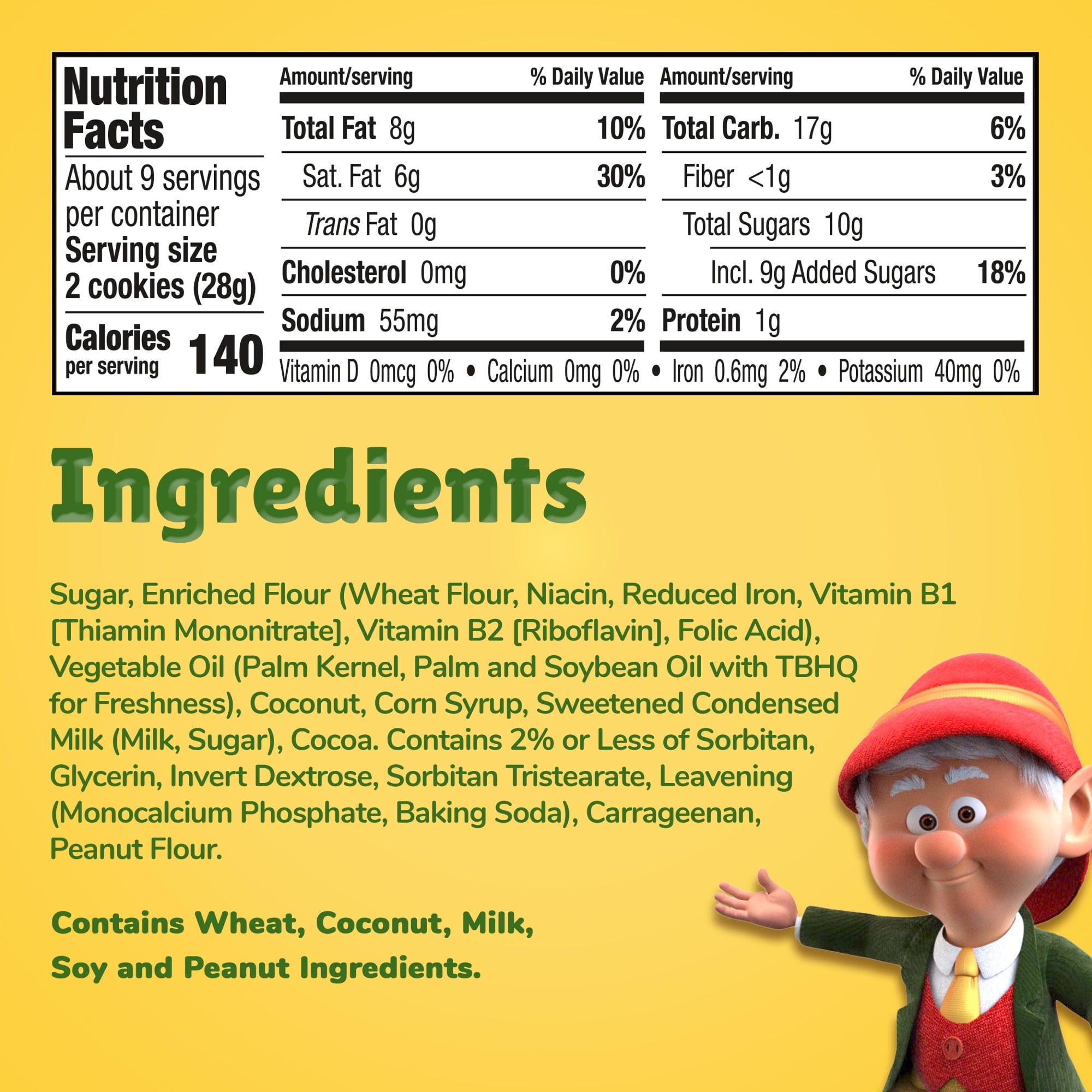 Keebler Coconut Dreams, Coconut and Caramel Cookies Coated in Keebler Fudge, 8.5 oz