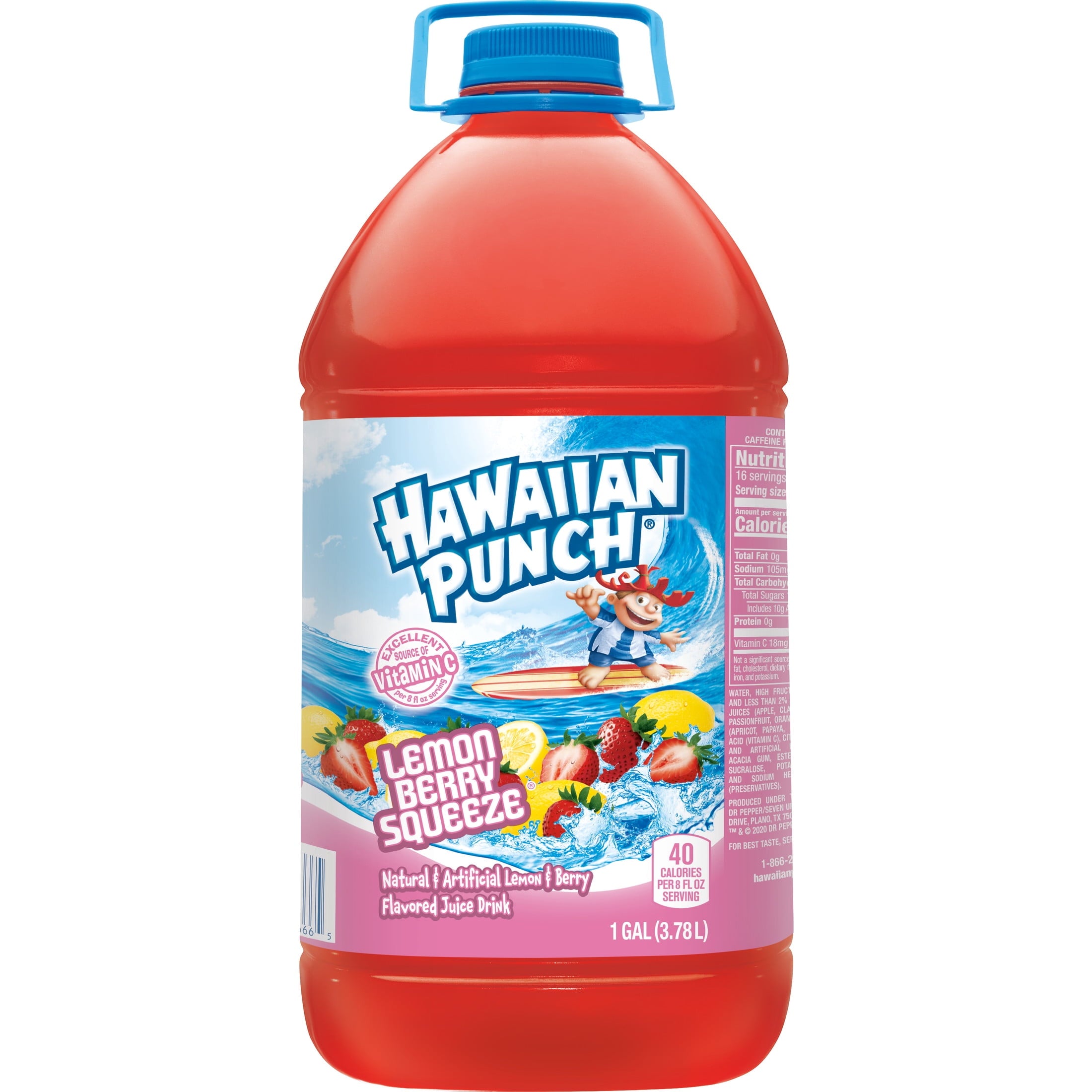 Hawaiian Punch Lemon Berry Squeeze Drink, 1 Gallon