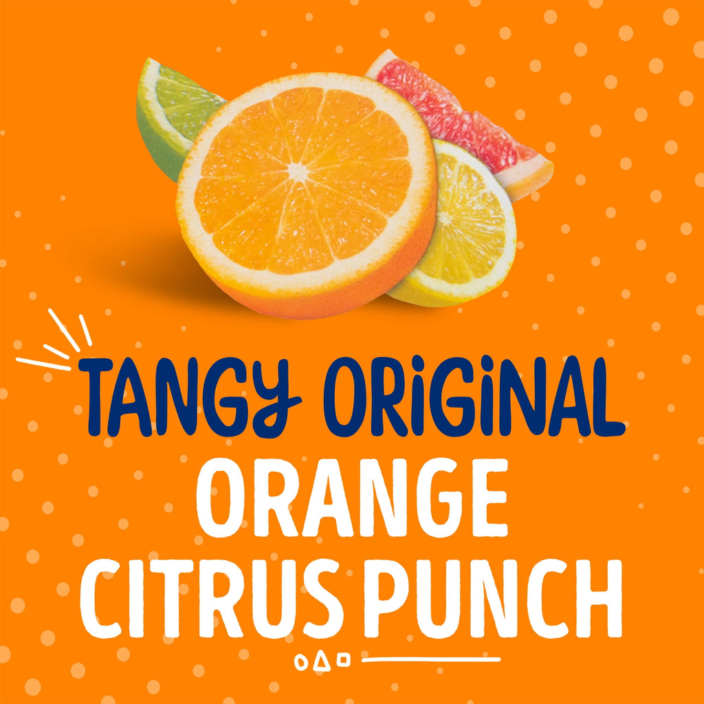 SUNNYD Tangy Original Shelf Stable Orange Juice Drink, 18 Count, 6.75 fl oz Bottles