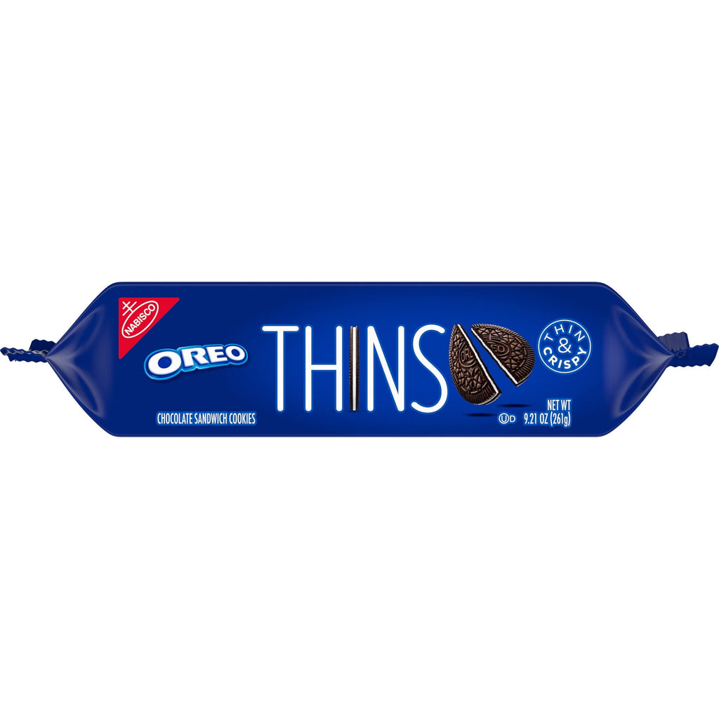 OREO Thins Chocolate Sandwich Cookies, 9.21 oz