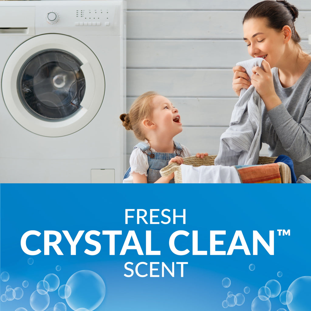 XTRA Plus OxiClean, Crystal Clean, 36 Loads Liquid Laundry Detergent, 56 Fl oz