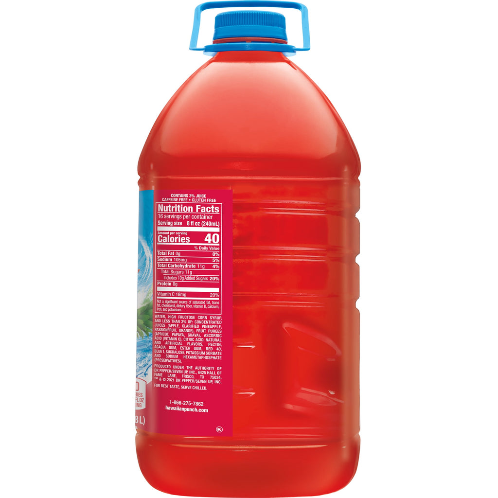 Hawaiian Punch Fruit Juicy Red Juice, 1 Gal, Bottle