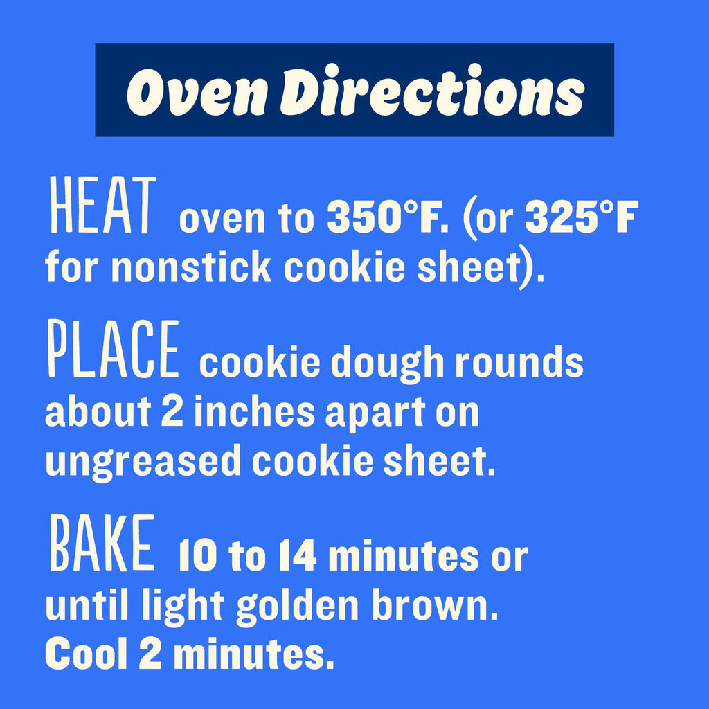 Pillsbury Ready to Bake Chocolate Chip Cookie Dough, Makes 24 Cookies, 16 oz