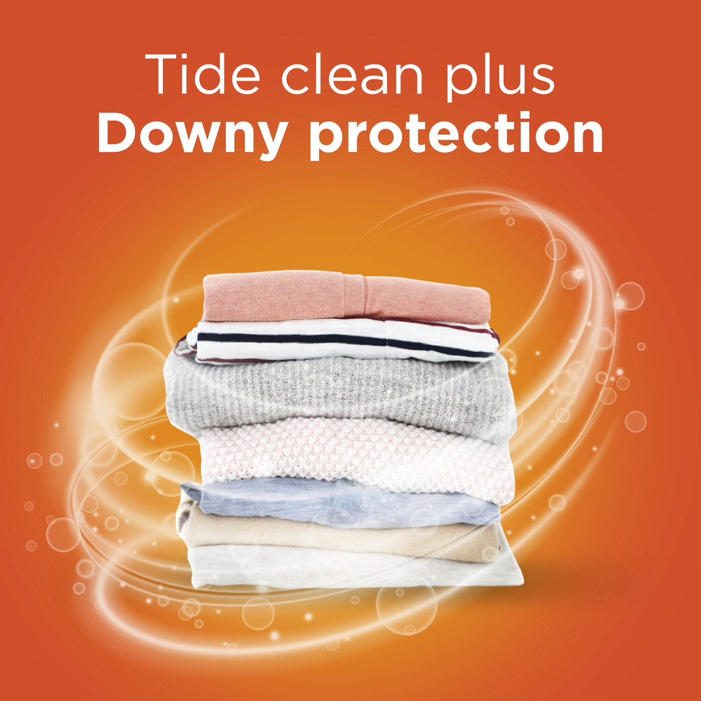 Tide Plus Downy April Fresh Scent Liquid Laundry Detergent, 24 loads 37 fl oz