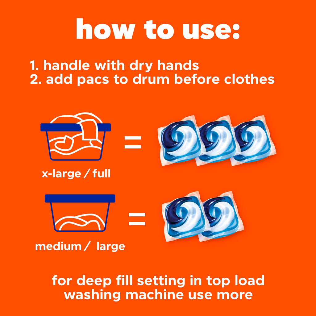 Tide PODS Liquid Laundry Detergent Packs, Spring Meadow Scent, 31 Count