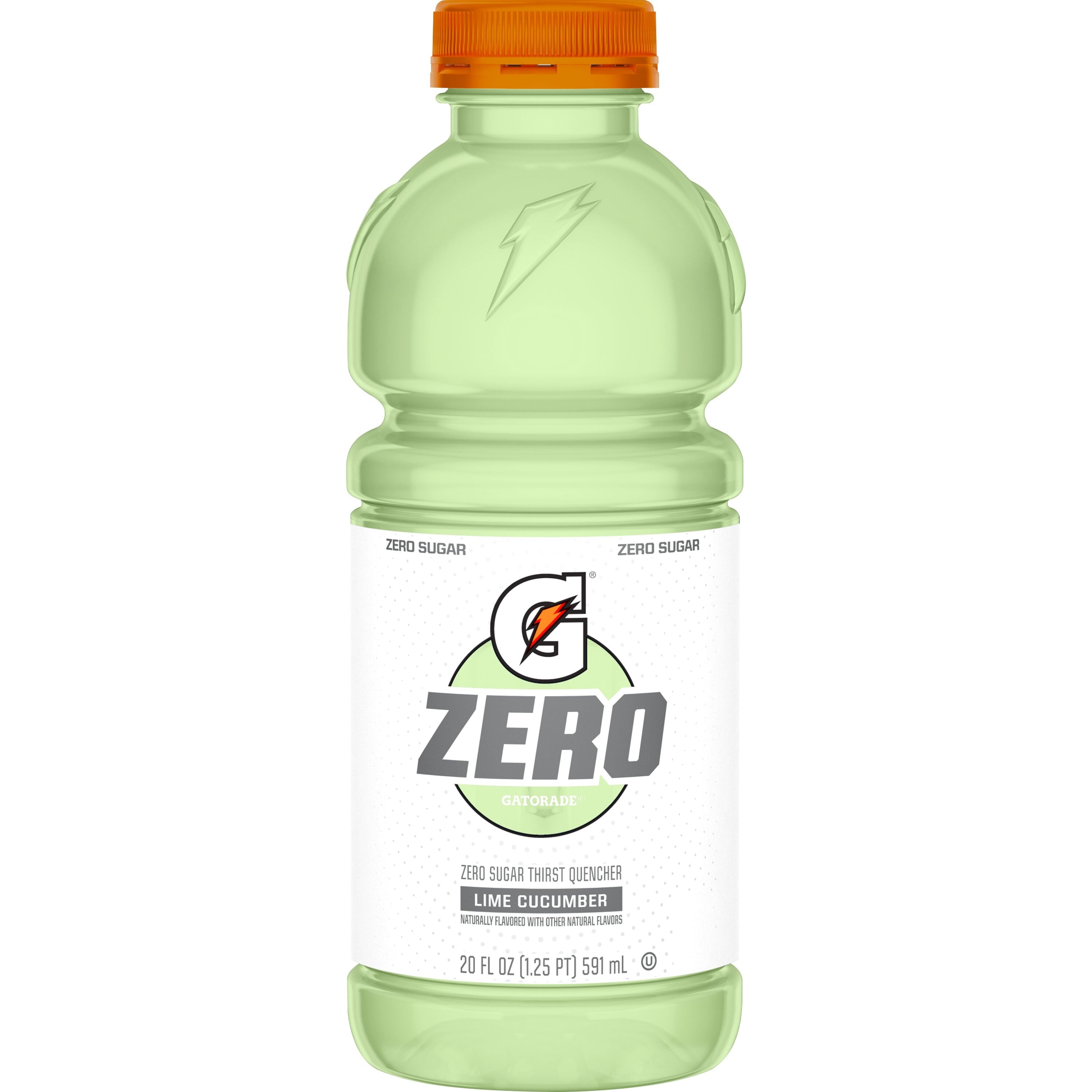 Gatorade Zero Sugar Thirst Quencher Glacier Cherry Sports Drinks, 20 fl oz, 8 Count Bottles