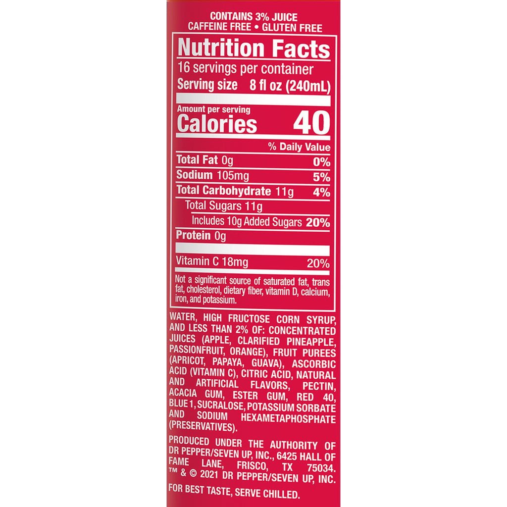 Hawaiian Punch Fruit Juicy Red Juice, 1 Gal, Bottle