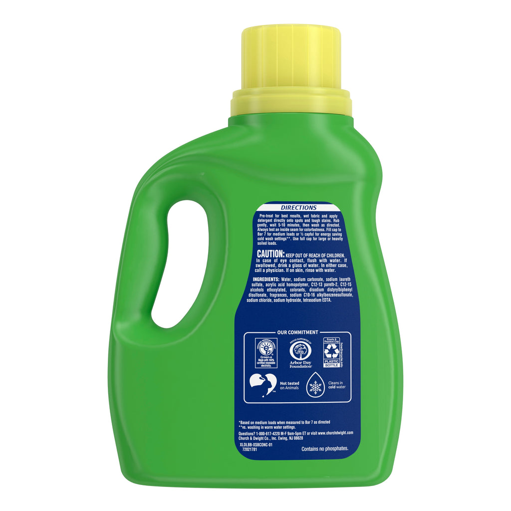 XTRA Plus Scent Booster Technology, Sparkling Fresh, 36 Loads Liquid Laundry Detergent, 56 Fl oz