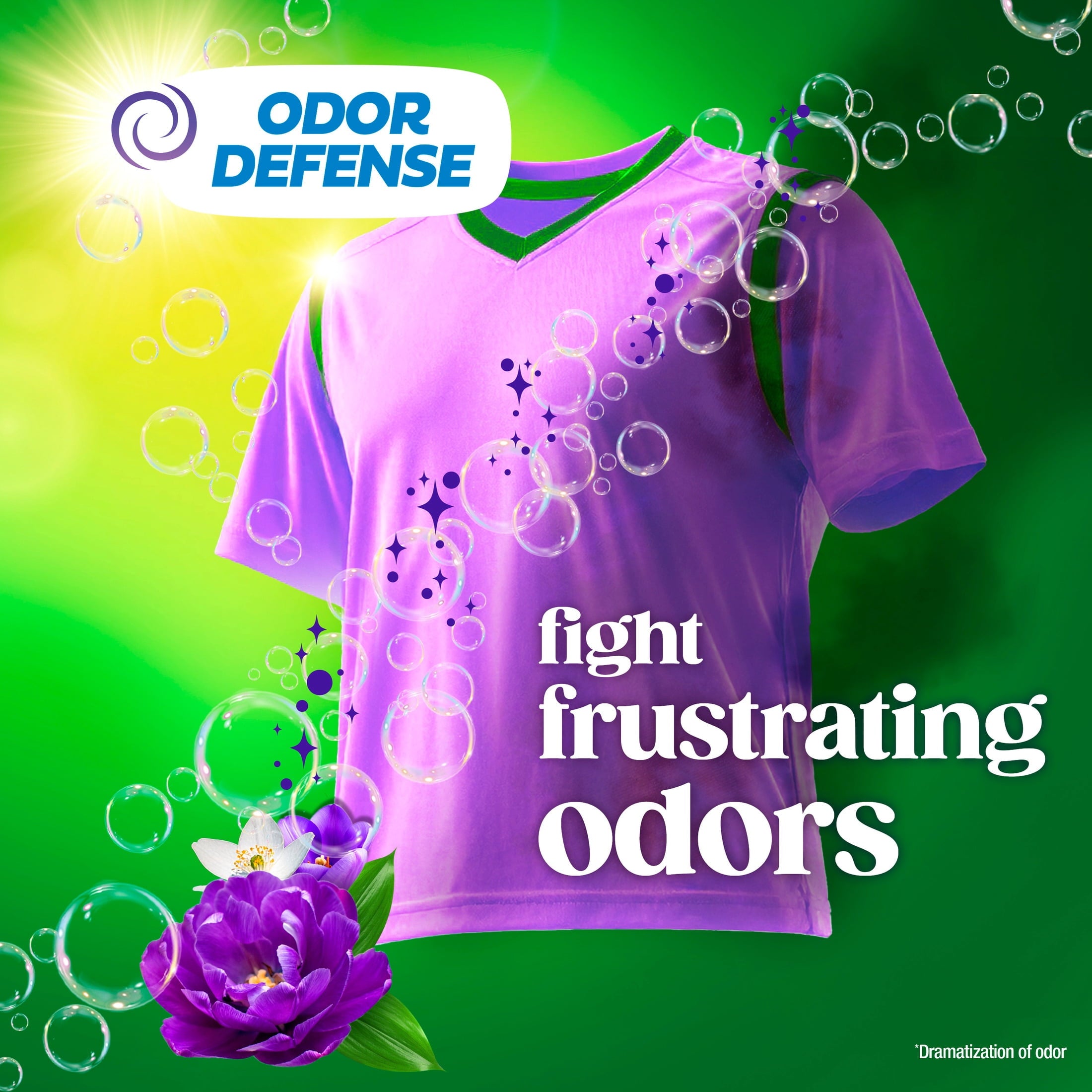 Gain Laundry Detergent Liquid, Now with Odor Defense, Moonlight Breeze Scent, 39 fl oz, 29 Loads