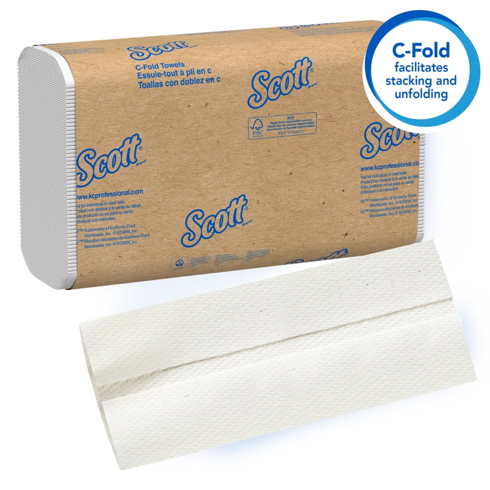 Product of Scott C-Fold Paper Towels, 2,400 ct.