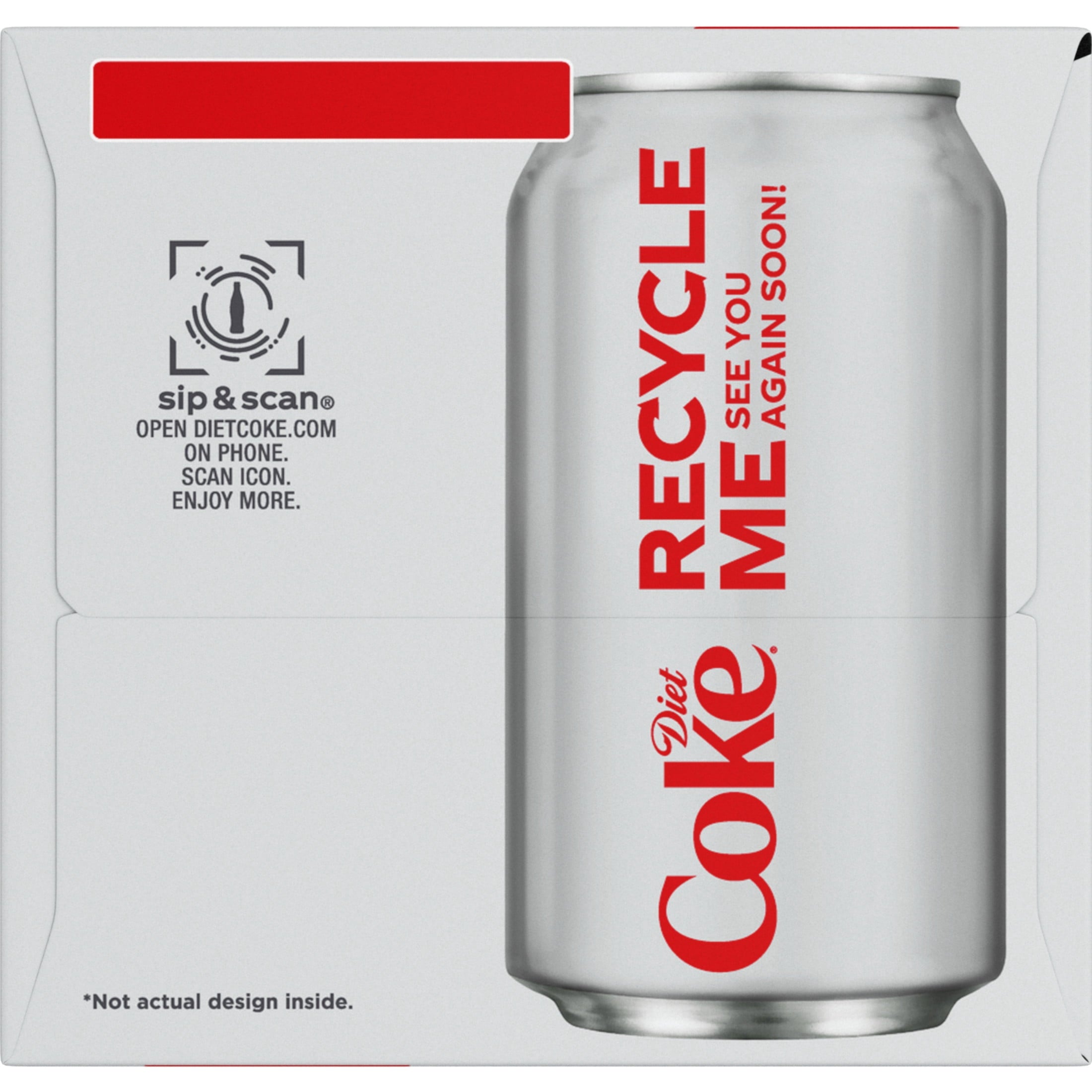 Diet Coke Soda Pop Cans, 12 fl oz, 24 Pack