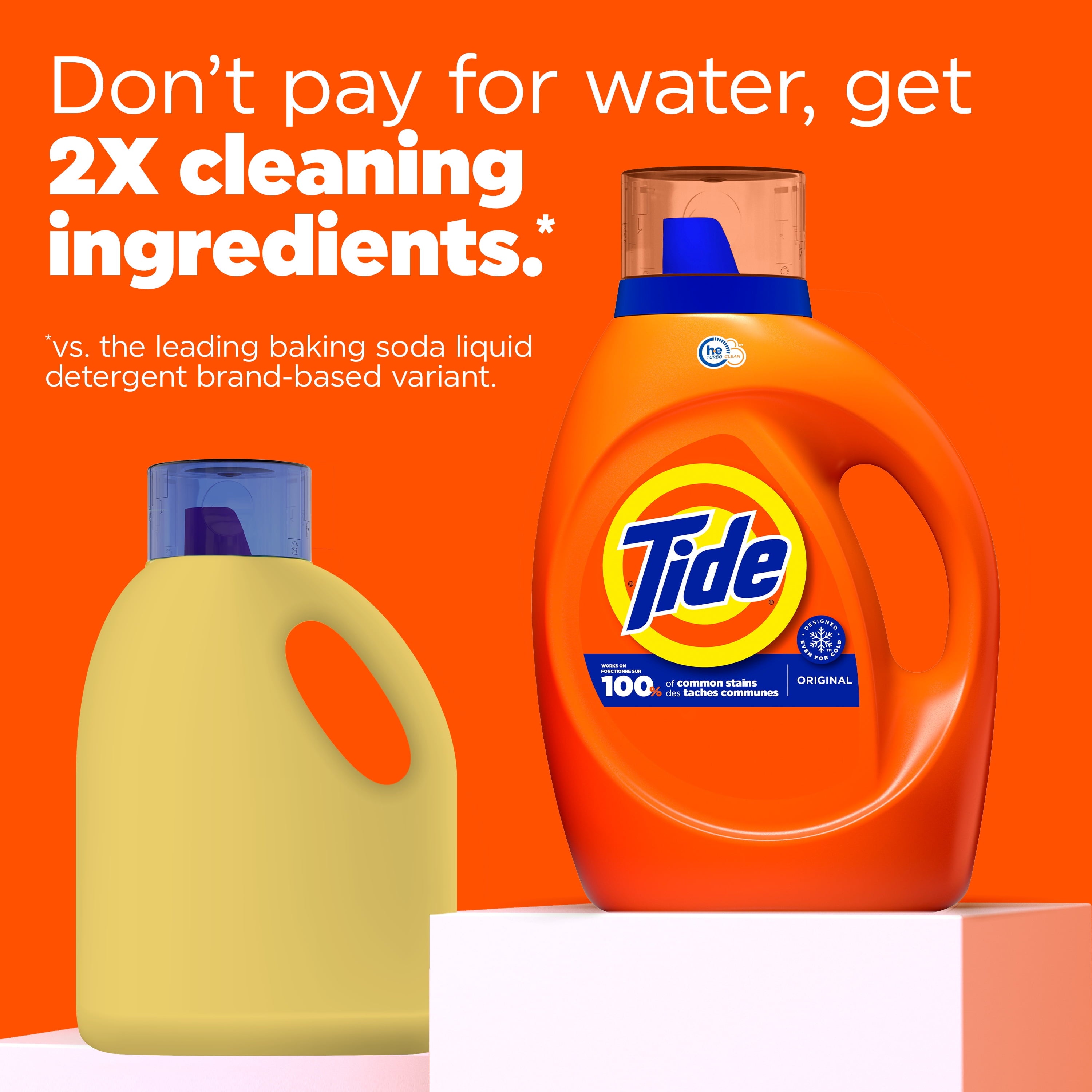 Tide Liquid Laundry Detergent, Original Scent, 60 fl oz, 48 Loads