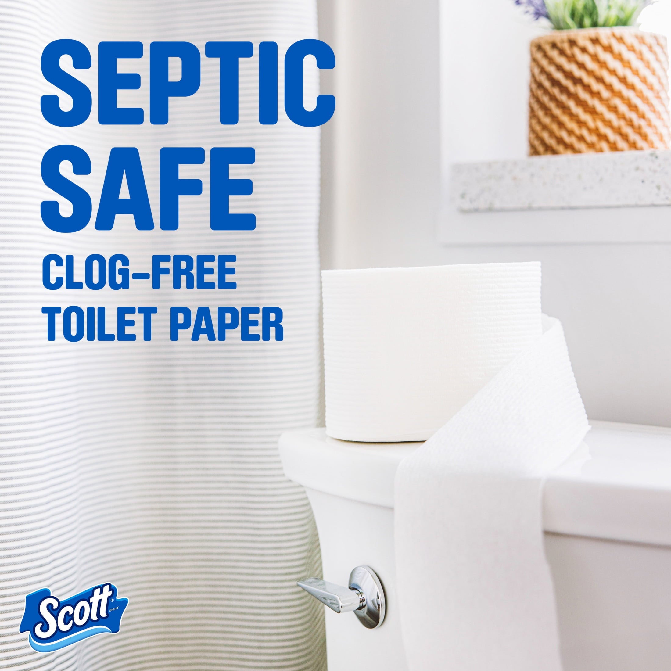 Scott Comfort Plus Toilet Paper, 12 Triple Rolls