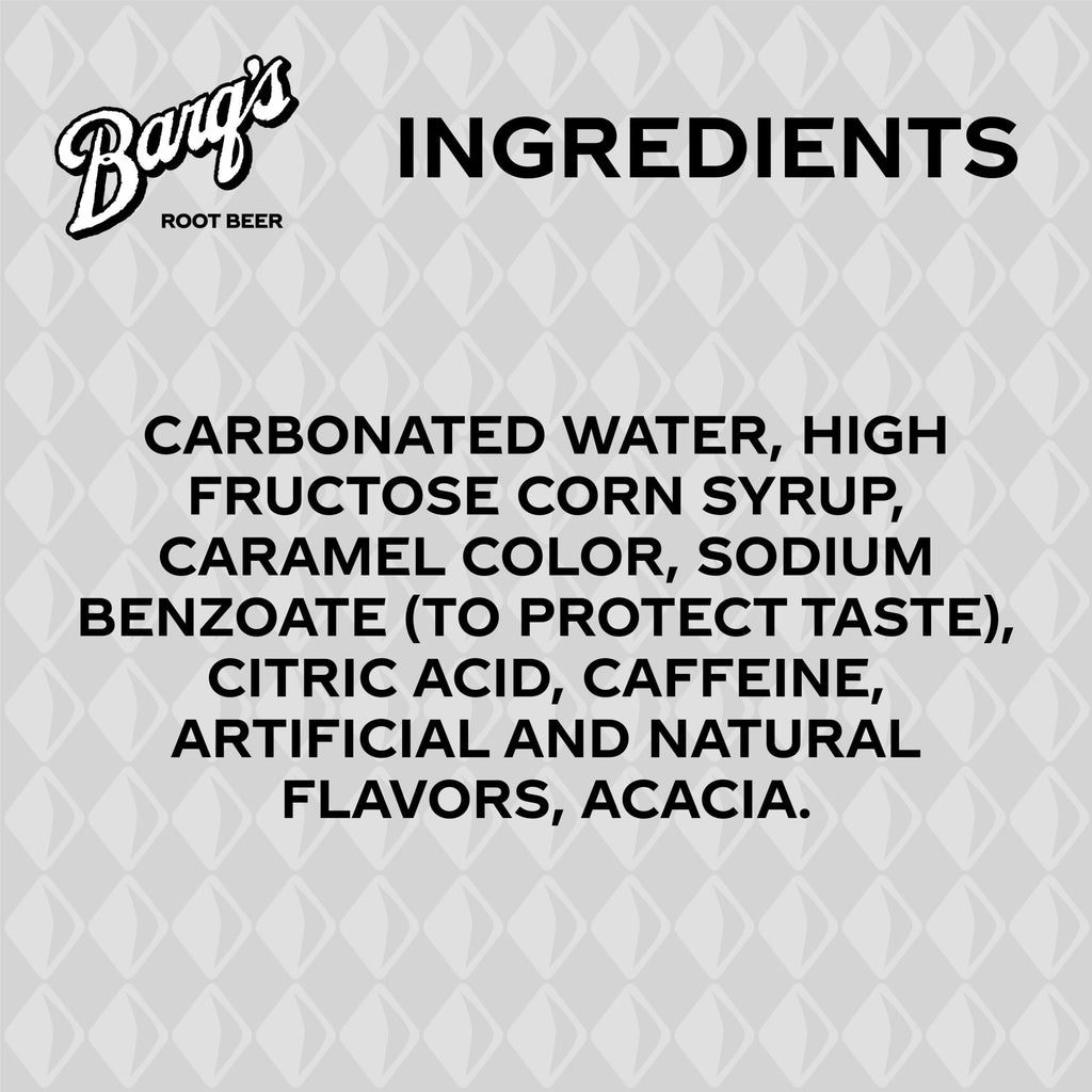 Barq's Root Beer Soda Pop Fridge Pack Cans, 12 fl oz, 12 Pack