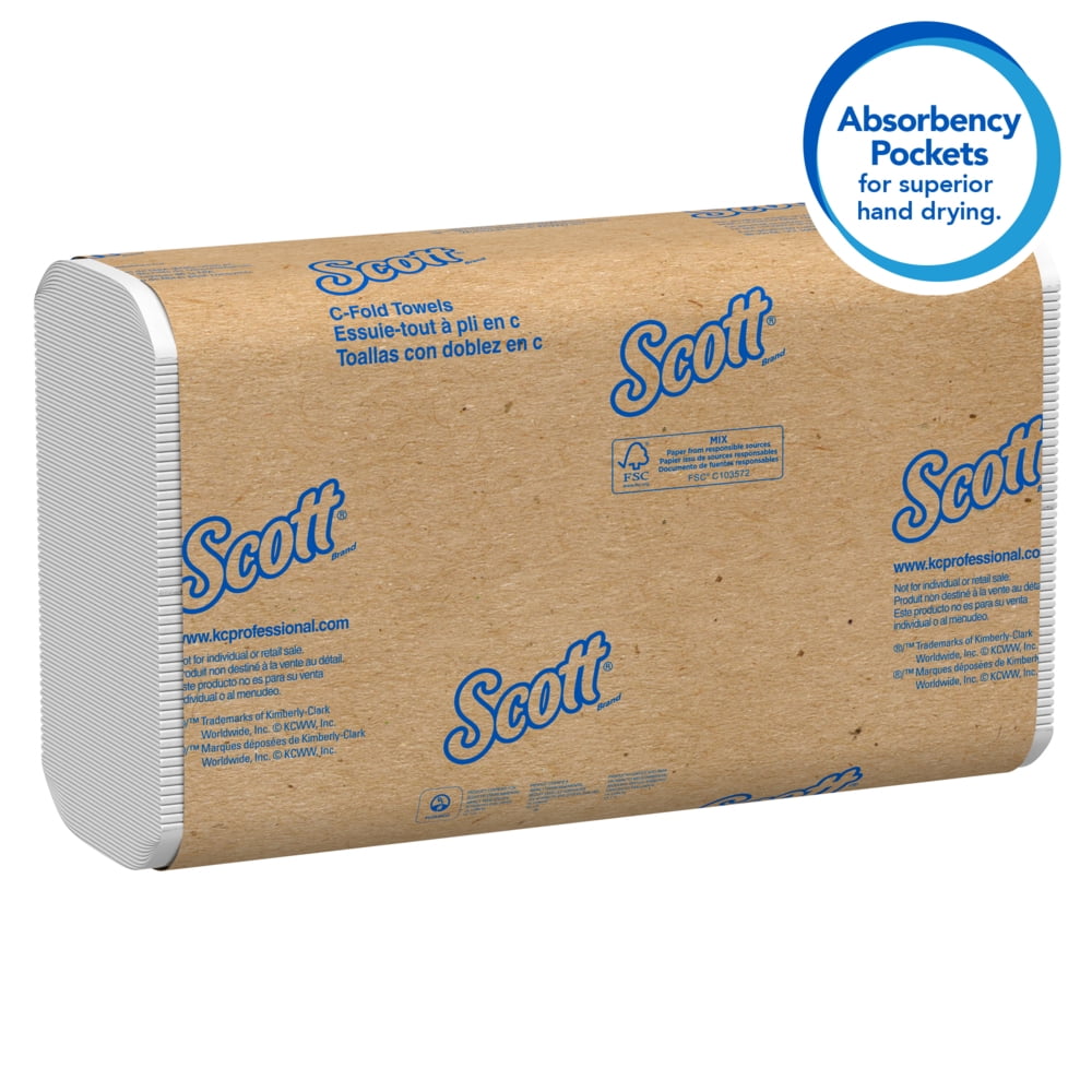 Product of Scott C-Fold Paper Towels, 2,400 ct.