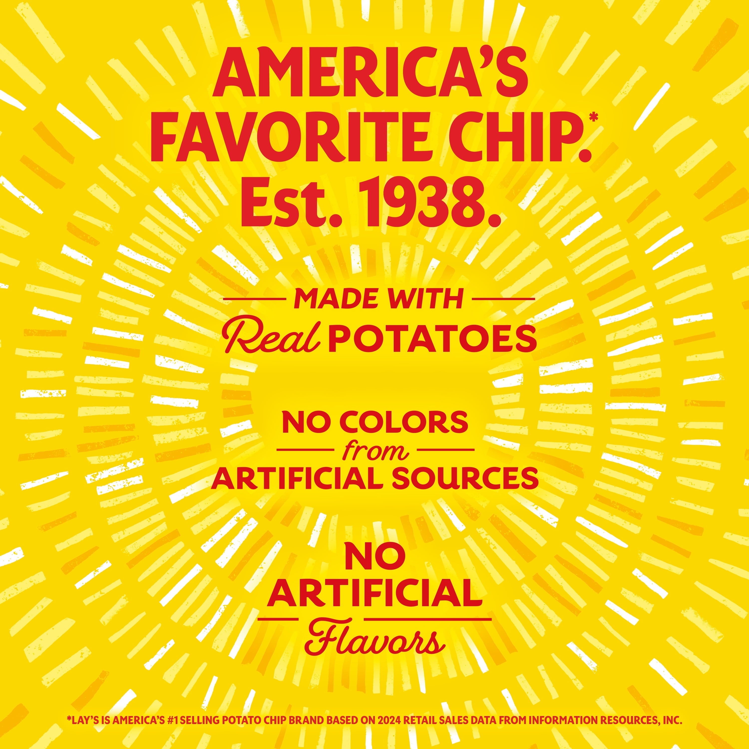 Lay's Potato Chip Variety Pack Snack Chips, 40 Count Multipack