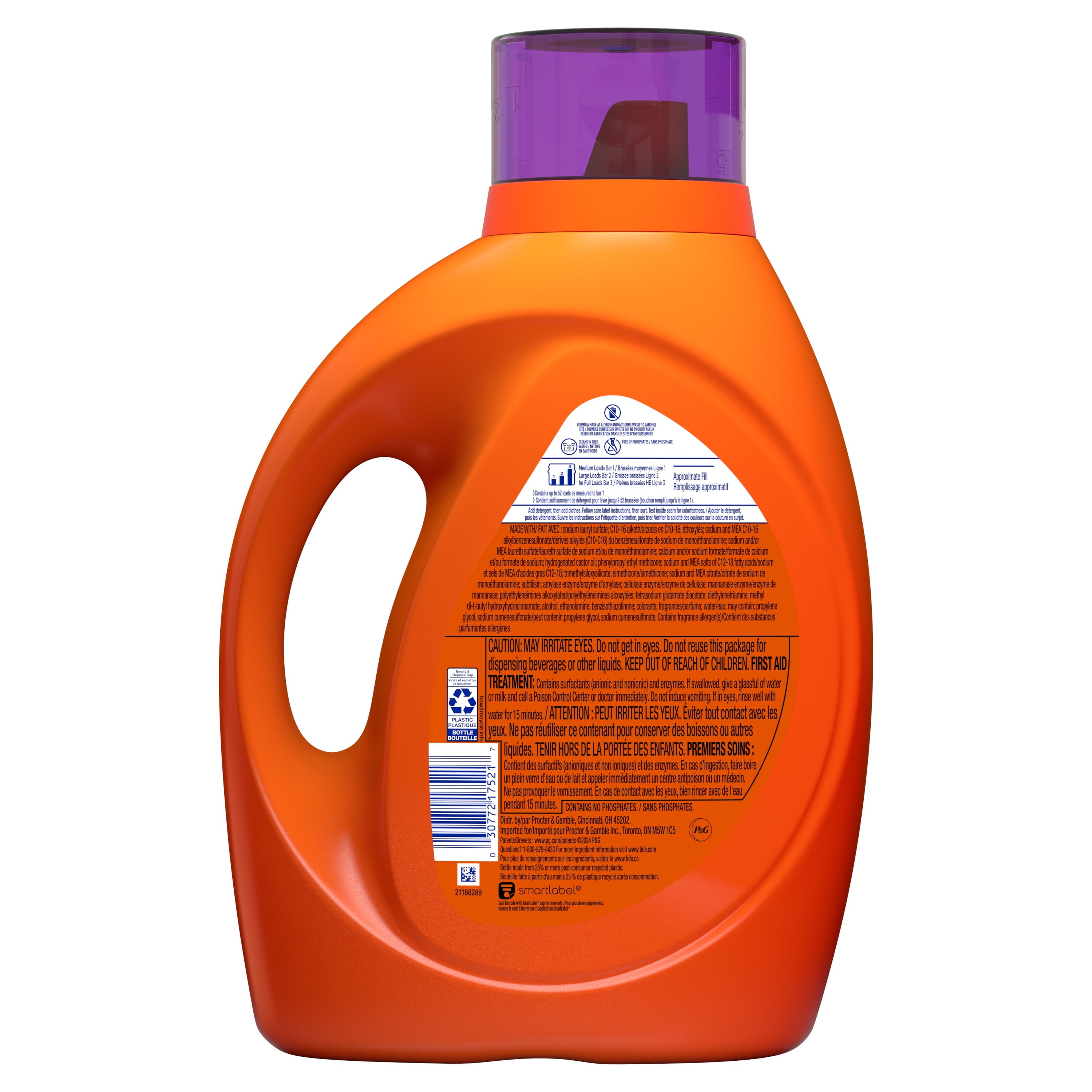 Tide Ultra Febreze Liquid Laundry Detergent , Spring and Renewal Scent, 73 fl oz 52 Loads