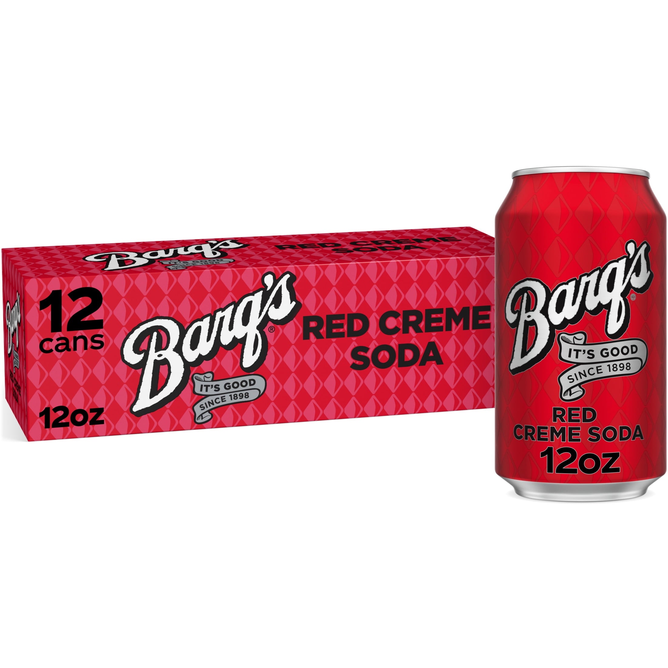 Barq's Red Creme Soda Pop Fridge Pack Cans, 12 fl oz, 12 Pack