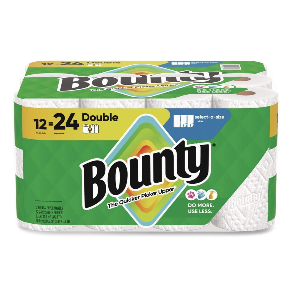 Select-a-Size 5.9 in. x 11 in. 2-Ply Kitchen Roll Paper Towels - White (12/Carton)