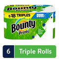Bounty Select-A-Size Paper Towels, Print, 6 Triple Rolls