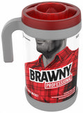 Brawny Disposable Towels,Plastic,Grey/Red,PK2 54323