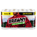 Brawny Tear-a-Square Paper Towels, 8 Double Rolls