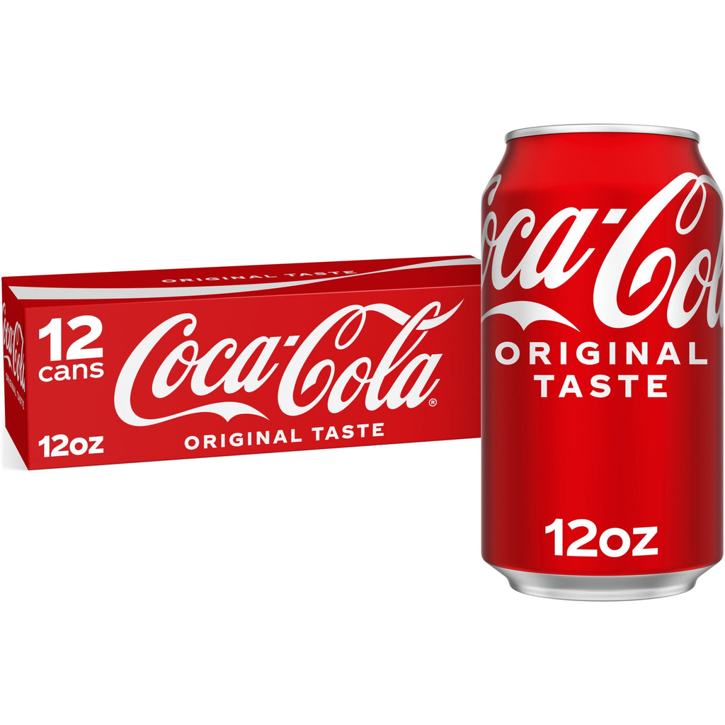 Coca-Cola Soda Pop Fridge Pack Cans, 12 fl oz, 12 Pack