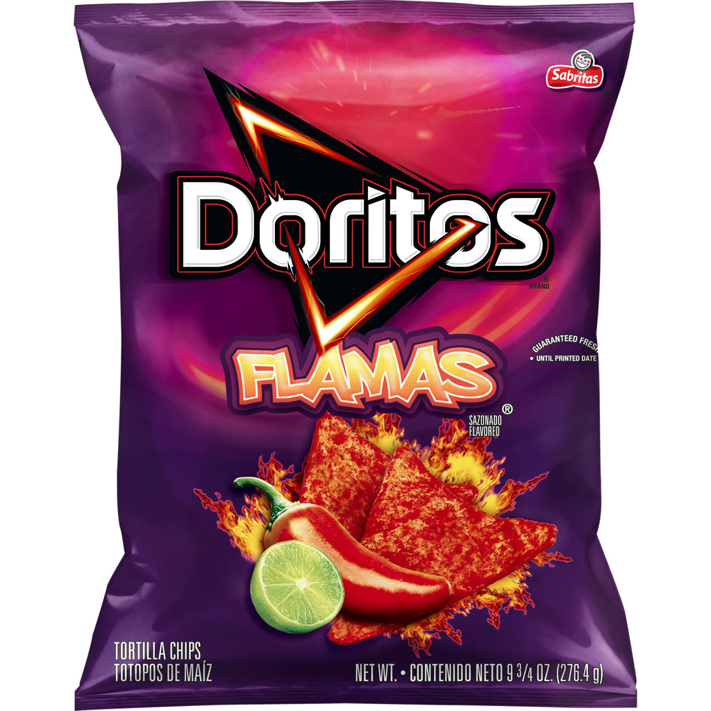 HI Doritos Flamas Tortilla Chips, 9.75 Oz.