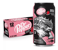 Dr Pepper Zero Sugar Strawberries and Cream Soda Pop, 12 fl oz, 12 Pack Cans