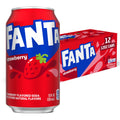 Fanta Strawberry Soda Pop Fridge Pack Cans, 12 fl oz, 12 Pack