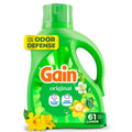 Gain Laundry Detergent Liquid, Now with Odor Defense, Original Scent, 81 fl oz, 61 Loads