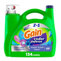 Gain Liquid Laundry Detergent Odor Defense, Super Fresh Blast Scent, 194 fl oz, 134 Loads