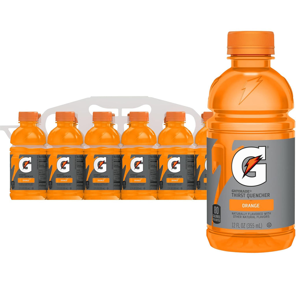 Gatorade Thirst Quencher Fruit Punch Sports Drinks, 12 fl oz, 12 Count Bottles