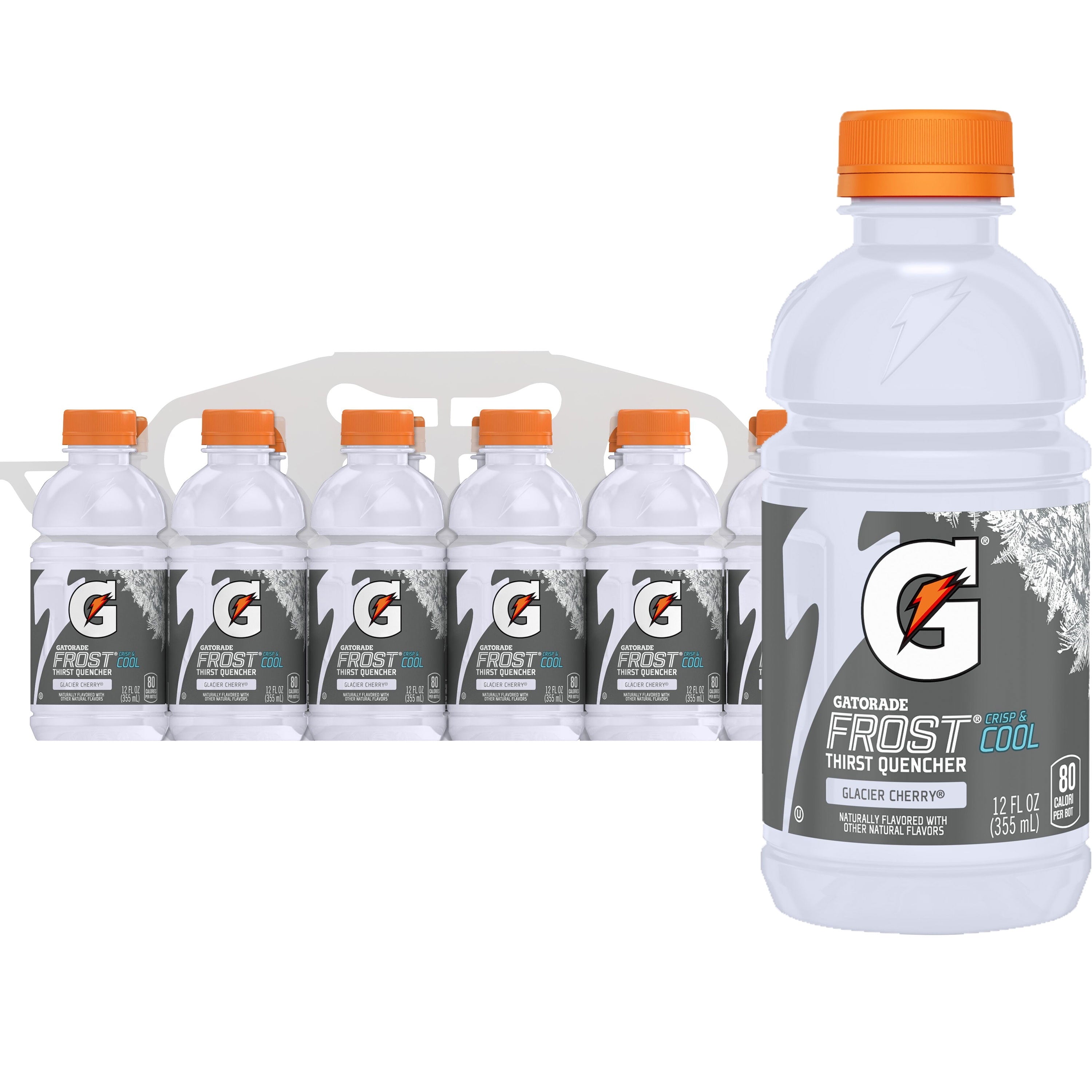 Gatorade Thirst Quencher Fruit Punch Sports Drinks, 12 fl oz, 12 Count Bottles