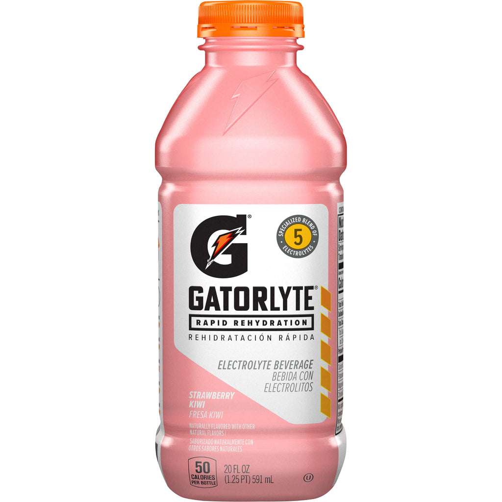 Gatorade Gatorlyte, Strawberry Kiwi Sports Drinks, 20 fl oz Bottle Rapid Rehydration Electrolyte Drink