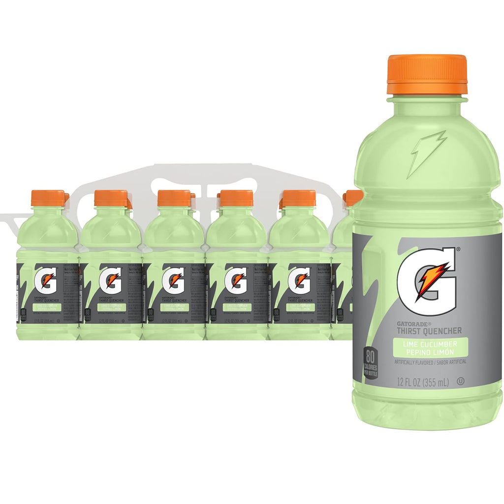 Gatorade Thirst Quencher Fruit Punch Sports Drinks, 12 fl oz, 12 Count Bottles
