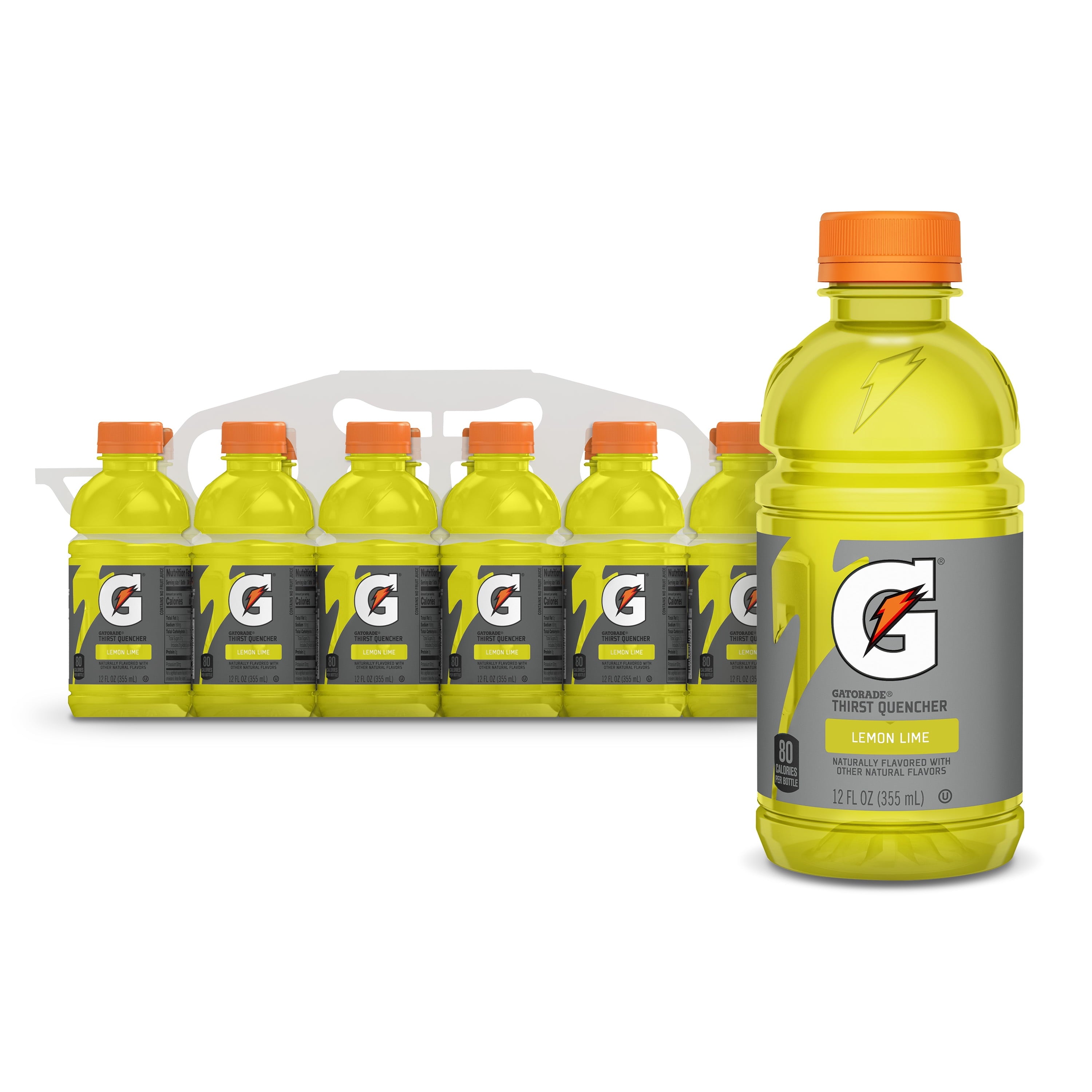 Gatorade Thirst Quencher Fruit Punch Sports Drinks, 12 fl oz, 12 Count Bottles