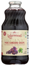 Lakewood Organic Concord Grape Juice, 32 Oz
