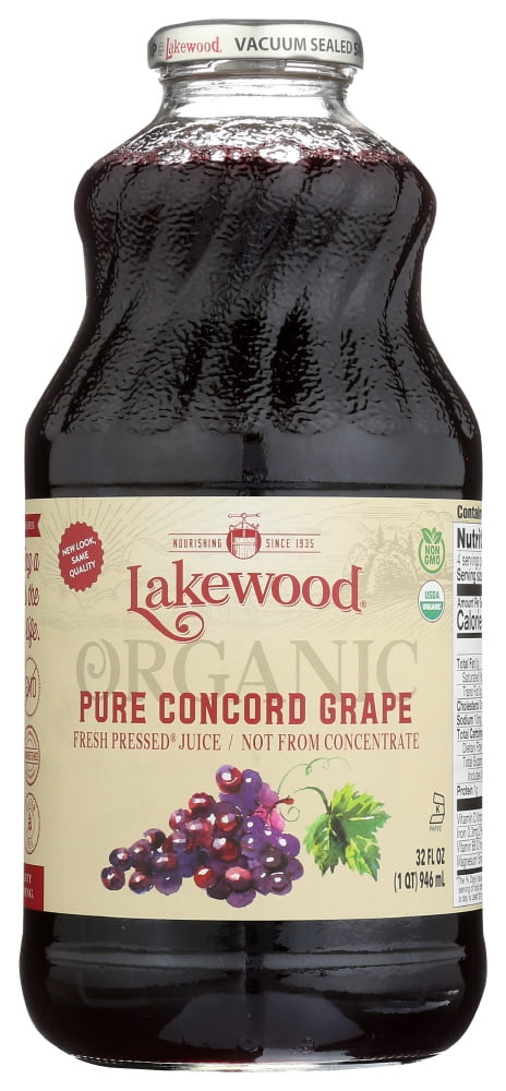 Lakewood Organic Concord Grape Juice, 32 Oz