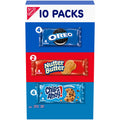 Nabisco Cookies Variety Pack, OREO, Nutter Butter, and CHIPS AHOY!, 10 Four-Cookie Snack Packs