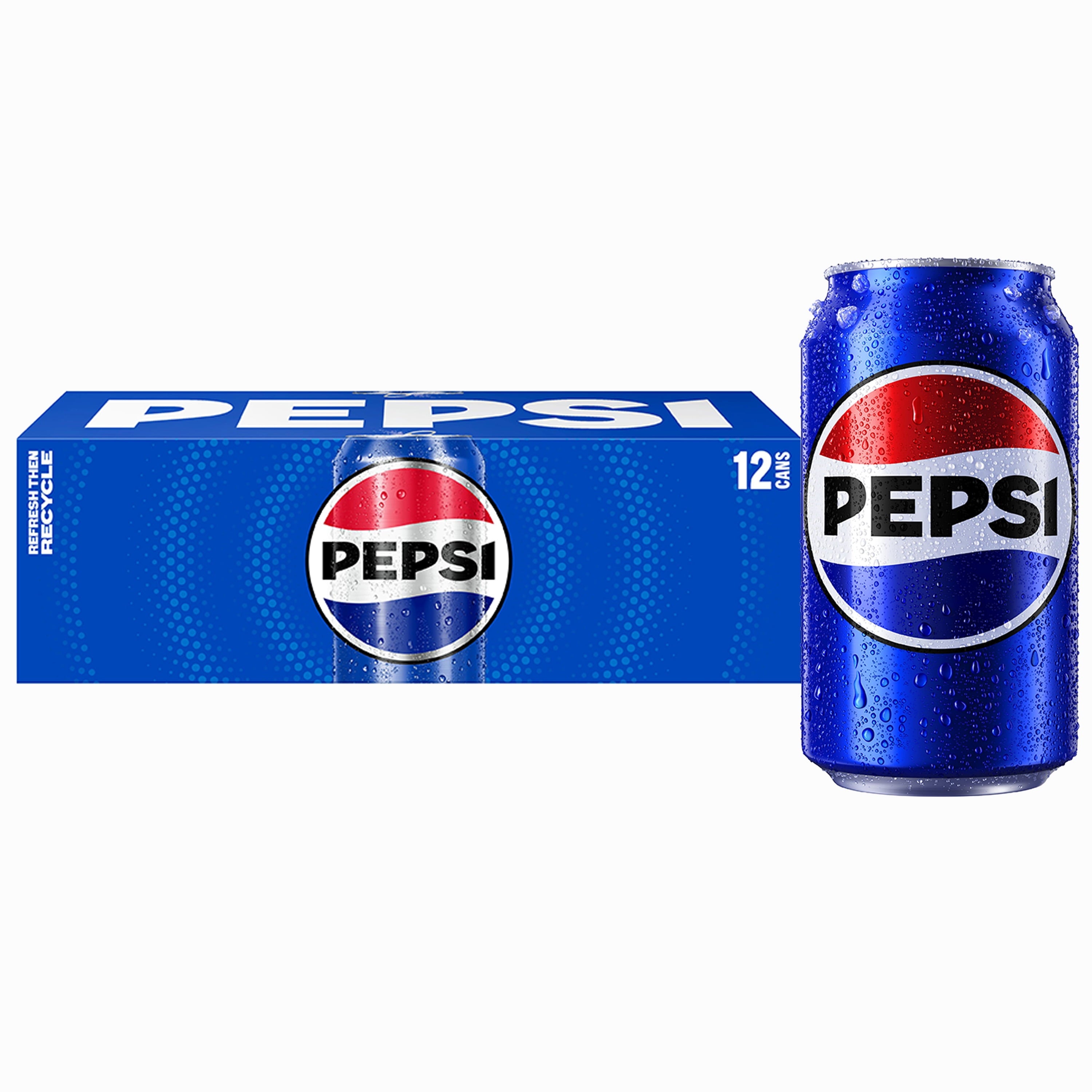 Pepsi Cola Soda Pop, 12 fl oz, 12 pack Cans