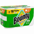 Procter & Gamble PGC16008 Bounty Select-A-Size Paper Towels - 2 Ply - Diamond Texture, Green - 6 Rolls per Case - 75 Count - Pack of 6