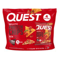 Quest Tortilla Style Protein Chips, 19g Protein, Baked, Pizza Flavor, 1.1oz Bags, 4 Count